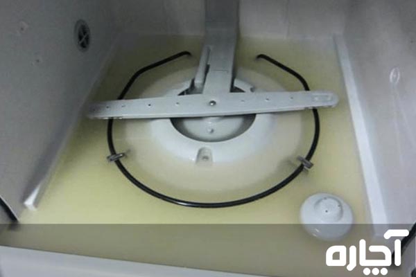 بررسی علت خالی نشدن آب ماشین ظرفشویی