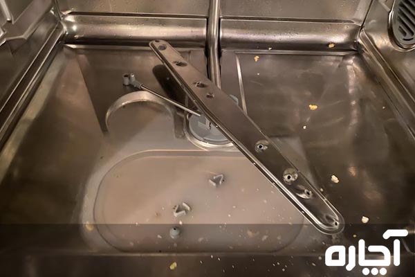 عدم تخلیه آب در ماشین ظرفشویی