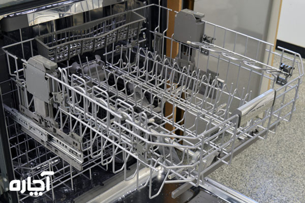 قفسه‌ها و سبدهای انعطاف پذیر در ماشین ظرفشویی