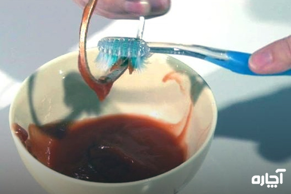 پاک کردن نقره با رب گوجه یا سس کچاپ