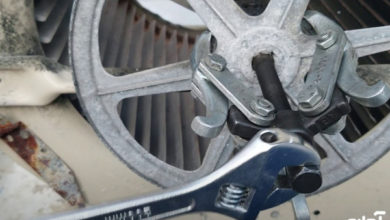 تعویض پولی کولر آبی