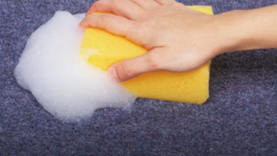 از بین بردن بوی سیر فرش