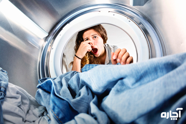عیب یابی ماشین لباسشویی پاکشوما هنگام بوی بد