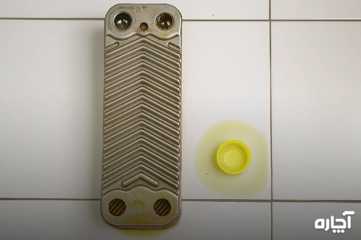 مرحله اصلی نحوه رسوب زدایی مبدل ثانویه پکیج