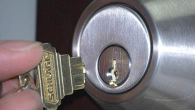 در آوردن کلید شکسته از قفل