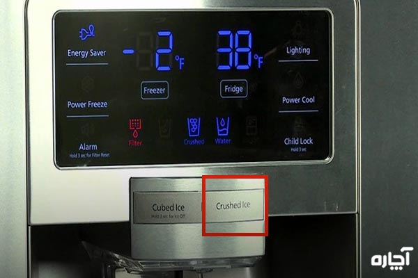 Filter alarm and refrigerator freezer door Samsung