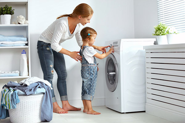 فعال کردن قفل کودک ماشین لباسشویی پاکشوما