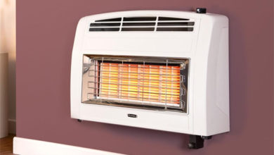 Gas heater without chimney