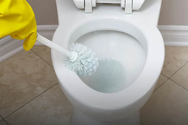 از بین بردن زردی کاسه توالت
