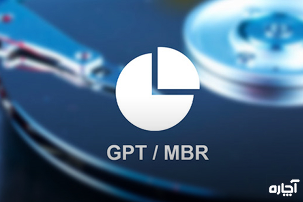 تبدیل دیسک MBR به GPT