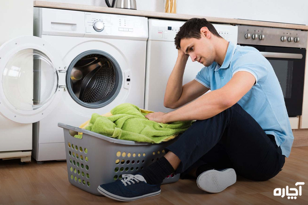 گرم نشدن آب ماشین لباسشویی