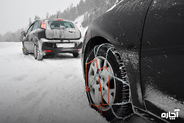 نکات ایمنی رانندگی در برف و یخبندان زمستان
