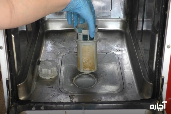 عیب یابی مشکلات فیلتر ماشین ظرفشویی