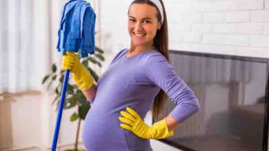 نظافت خانه در بارداری