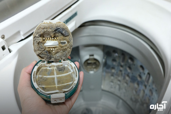 علت نشت آب از جاپودری ماشین لباسشویی