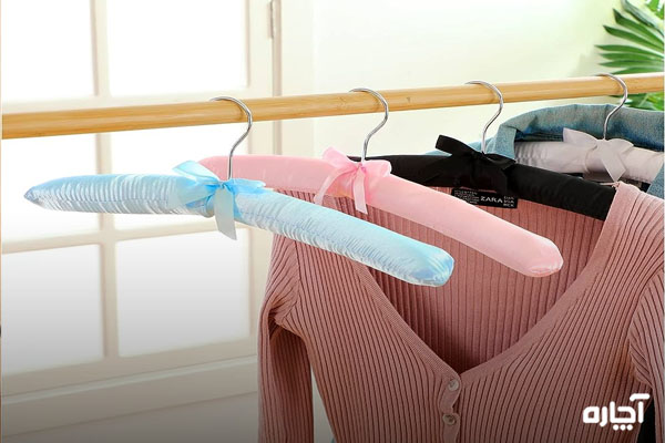 تمیز کردن آویز لباس